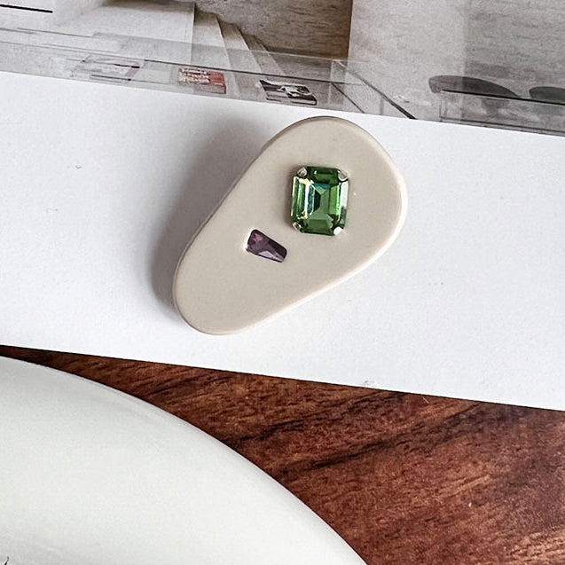 Pinzas Para El Cabello De Acetato De Diamantes De Imitación De Corazón al por mayor